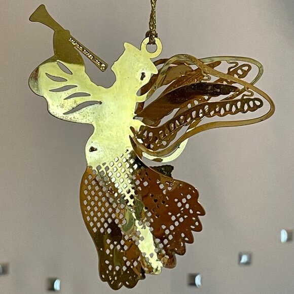 HERALDING ANGEL 7186.010 1998 Baldwin Brass Timeless Craftsmanship Ornament VTG - Picture 5 of 7